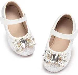 Otter MOMO Toddler/Little Girls Mary Jane Ballerina Flats Shoes Slip-on School Party Dress Shoes