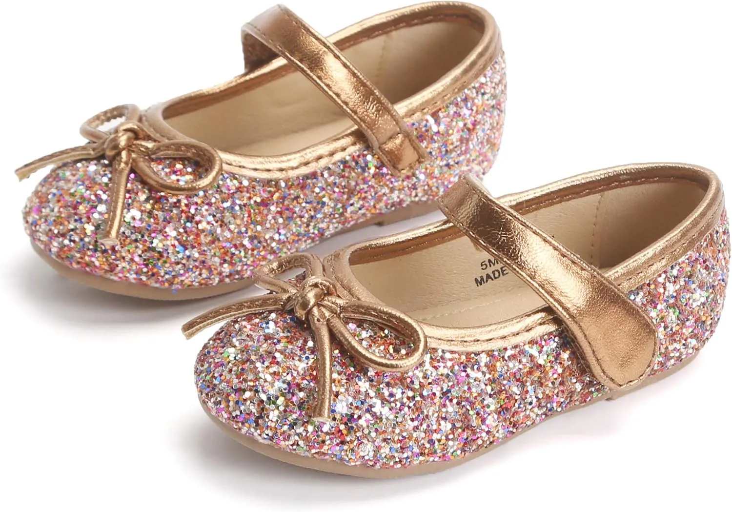 Otter MOMO Toddler/Little Girls Mary Jane Ballerina Flats Shoes Slip-on School Party Dress Shoes