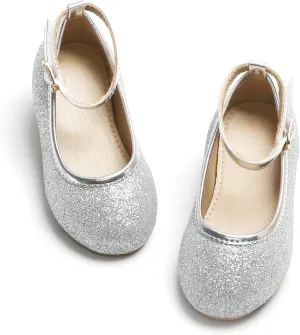 Otter MOMO Toddler/Little Girls Mary Jane Ballerina Flats Shoes Slip-on School Party Dress Shoes