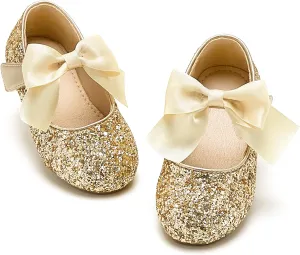 Otter MOMO Toddler/Little Girls Mary Jane Ballerina Flats Shoes Slip-on School Party Dress Shoes