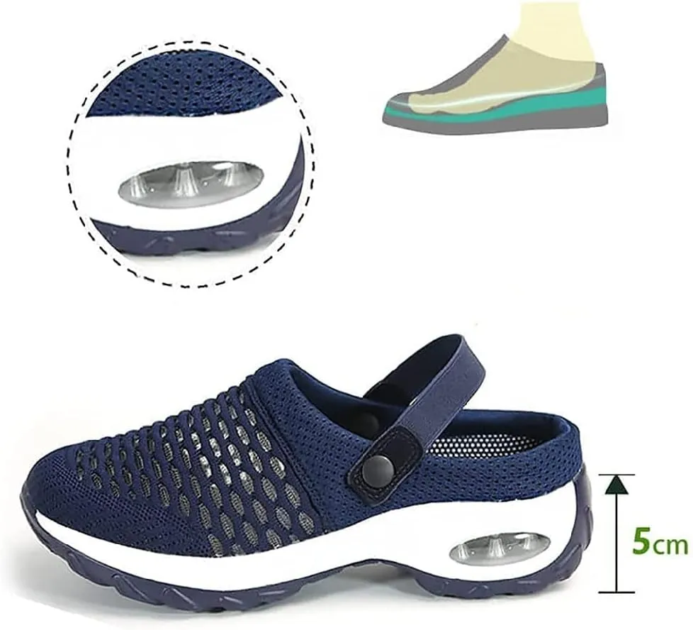 pearlzone Womens Water Shoes,Mesh Hiking Sandals Closed-Toe Beach Sandal Water Sandals for Sports Outdoor Pool Exercise