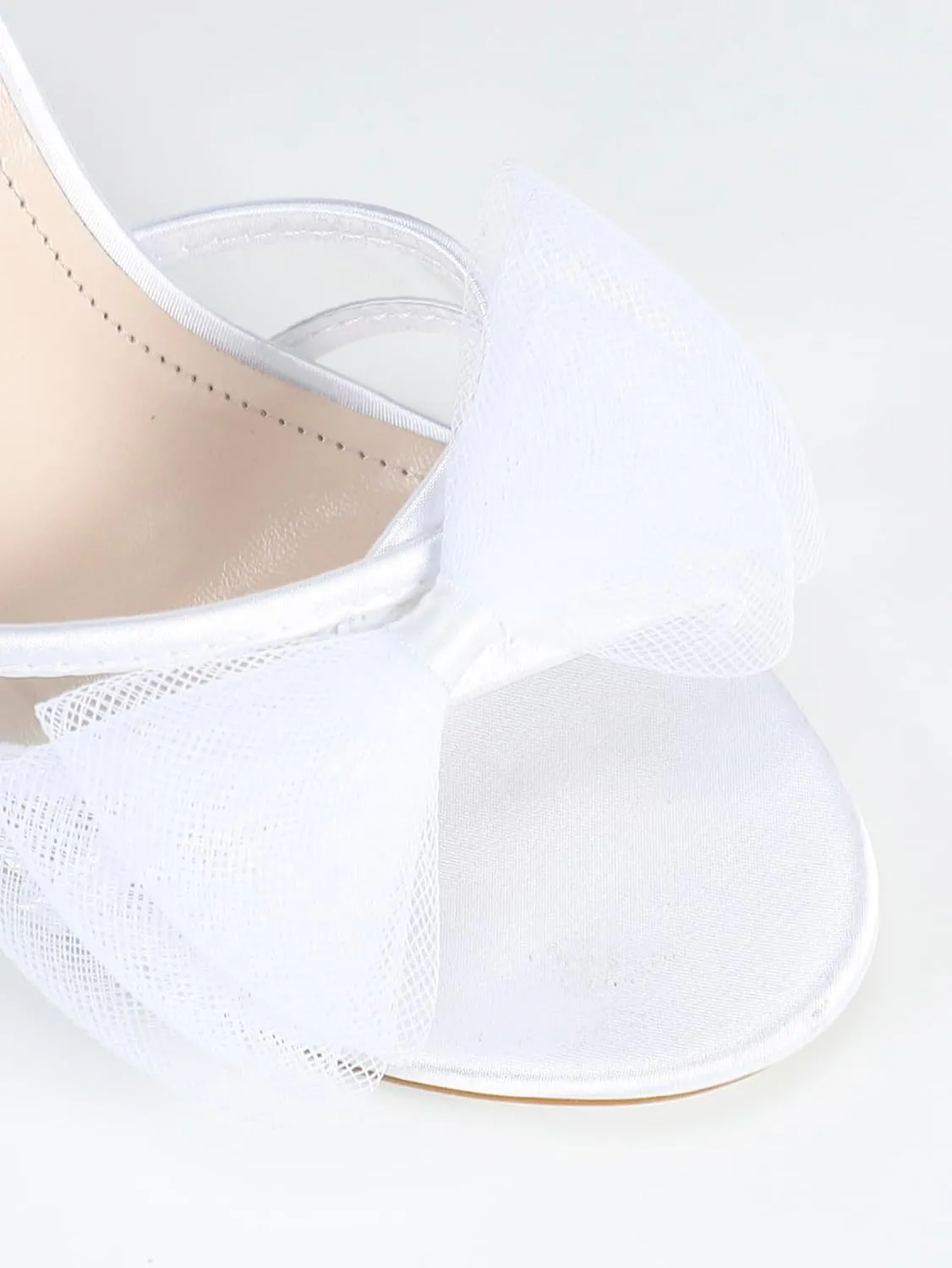 Pink High Heel Sandals for Women, Women's Satin Rhinestone Flower Heels with Ankle Strap, Elegant Dressy Shoes for Weddings, Parties & Evening Events (US 6-10.5)