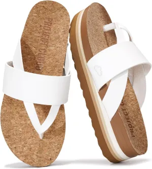 Project Cloud Fashion Womens Sandals - Memory Foam Insole and Comfortable Platform Sandals for Women 2025 - Lightweight and Non-slip Perfect Beach Slides