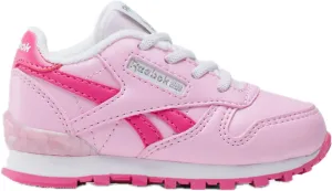 Reebok Baby-Girl's Kid's Cl Step N' Flash Elastic Lace Sneaker