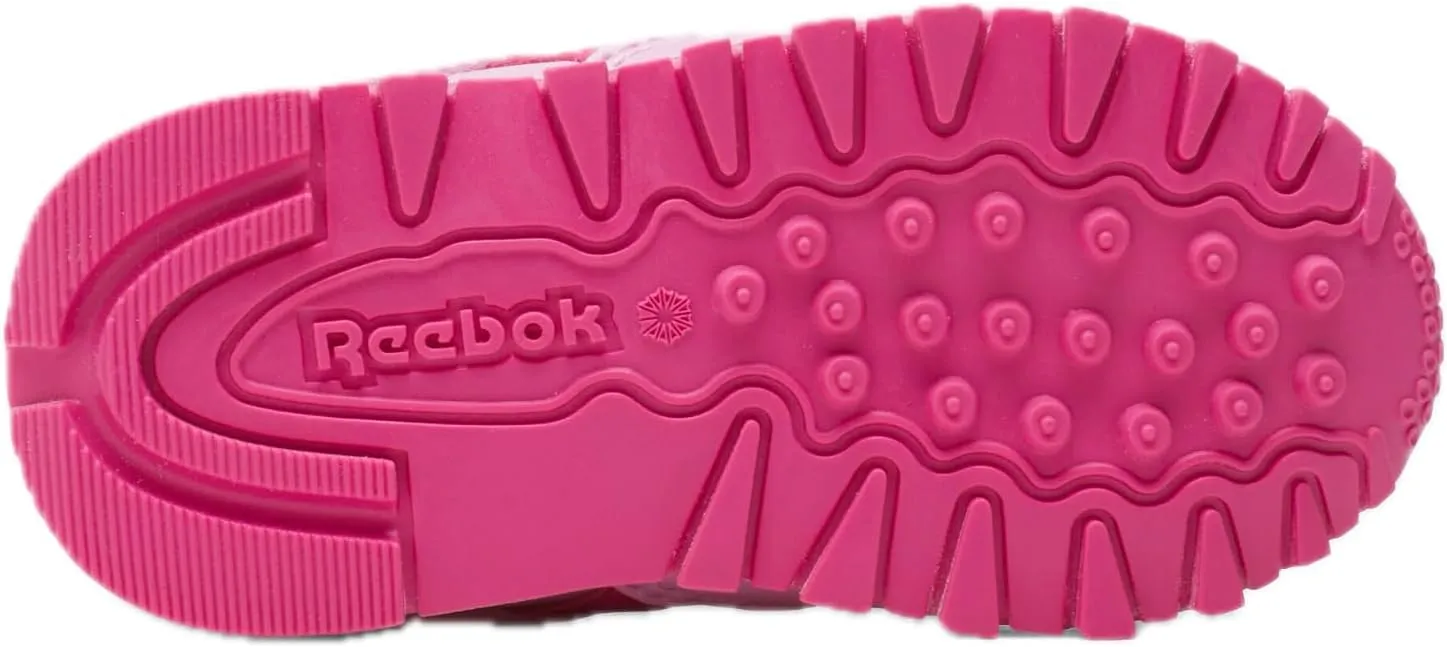 Reebok Baby-Girl's Kid's Cl Step N' Flash Elastic Lace Sneaker