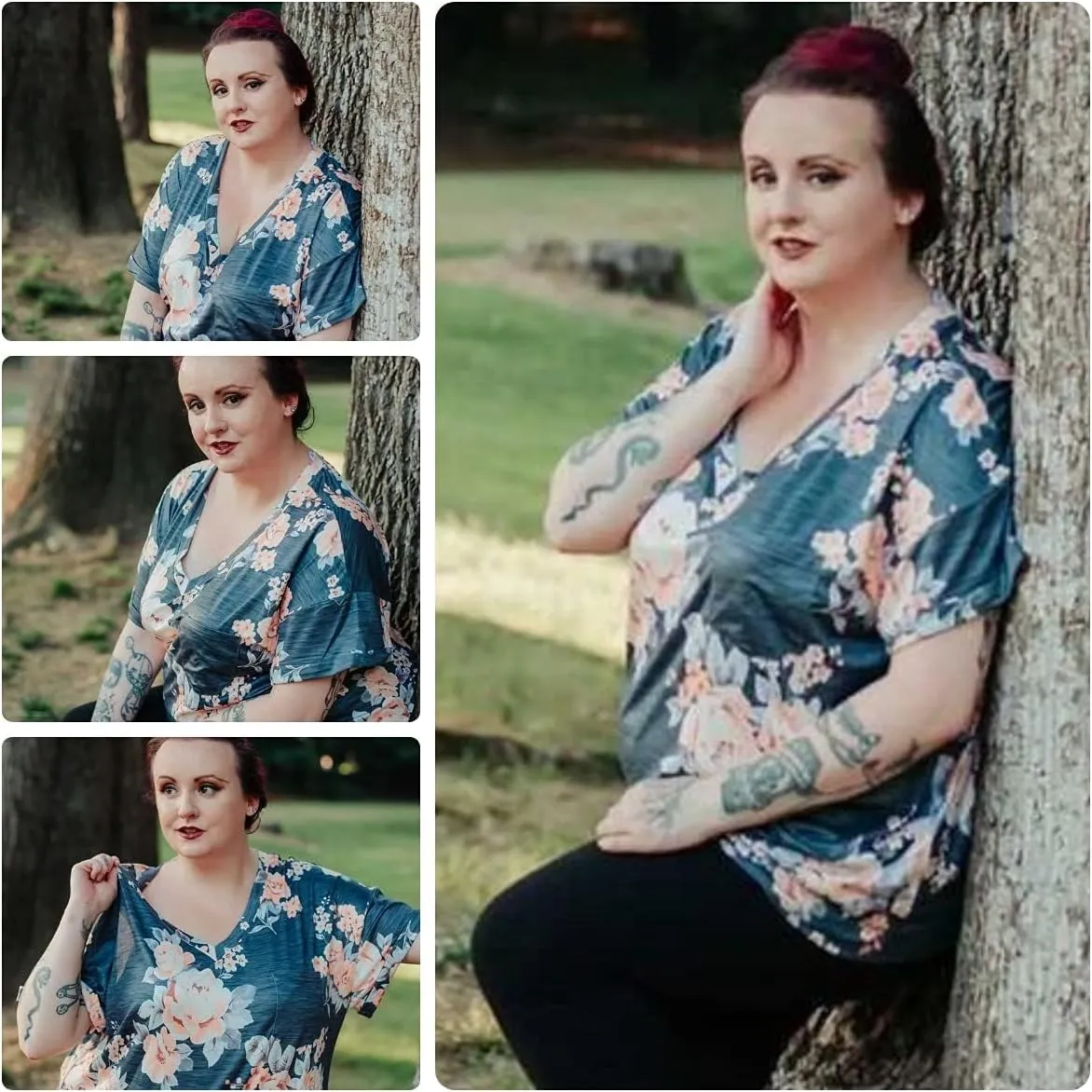 RITERA Plus Size Tops For Women Summer T Shirts V Neck Short Sleeve Casual Basic Tee with Front Pocket XL-5XL