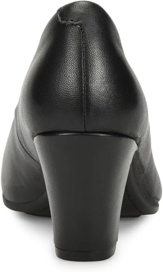 Sofft Lana Heeled Sandals for Women – Leather Lining and Upper – Microfiber Footbed – Closed Toe Style