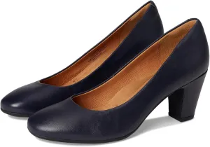 Sofft Lana Heeled Sandals for Women – Leather Lining and Upper – Microfiber Footbed – Closed Toe Style