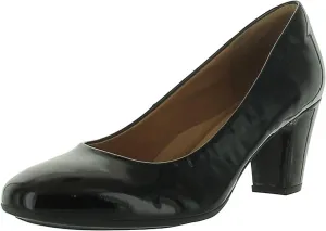 Sofft Lana Heeled Sandals for Women – Leather Lining and Upper – Microfiber Footbed – Closed Toe Style