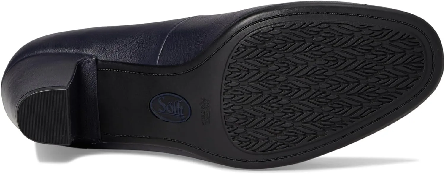 Sofft Lana Heeled Sandals for Women – Leather Lining and Upper – Microfiber Footbed – Closed Toe Style