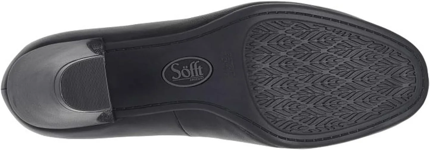 Sofft Lana Heeled Sandals for Women – Leather Lining and Upper – Microfiber Footbed – Closed Toe Style