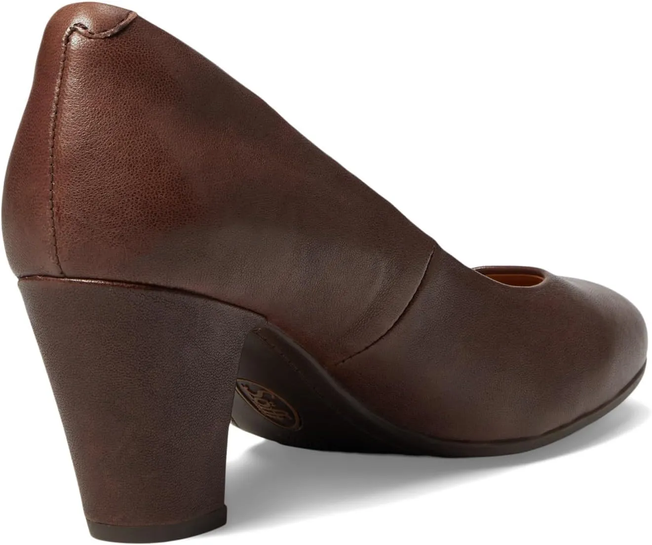 Sofft Lana Heeled Sandals for Women – Leather Lining and Upper – Microfiber Footbed – Closed Toe Style