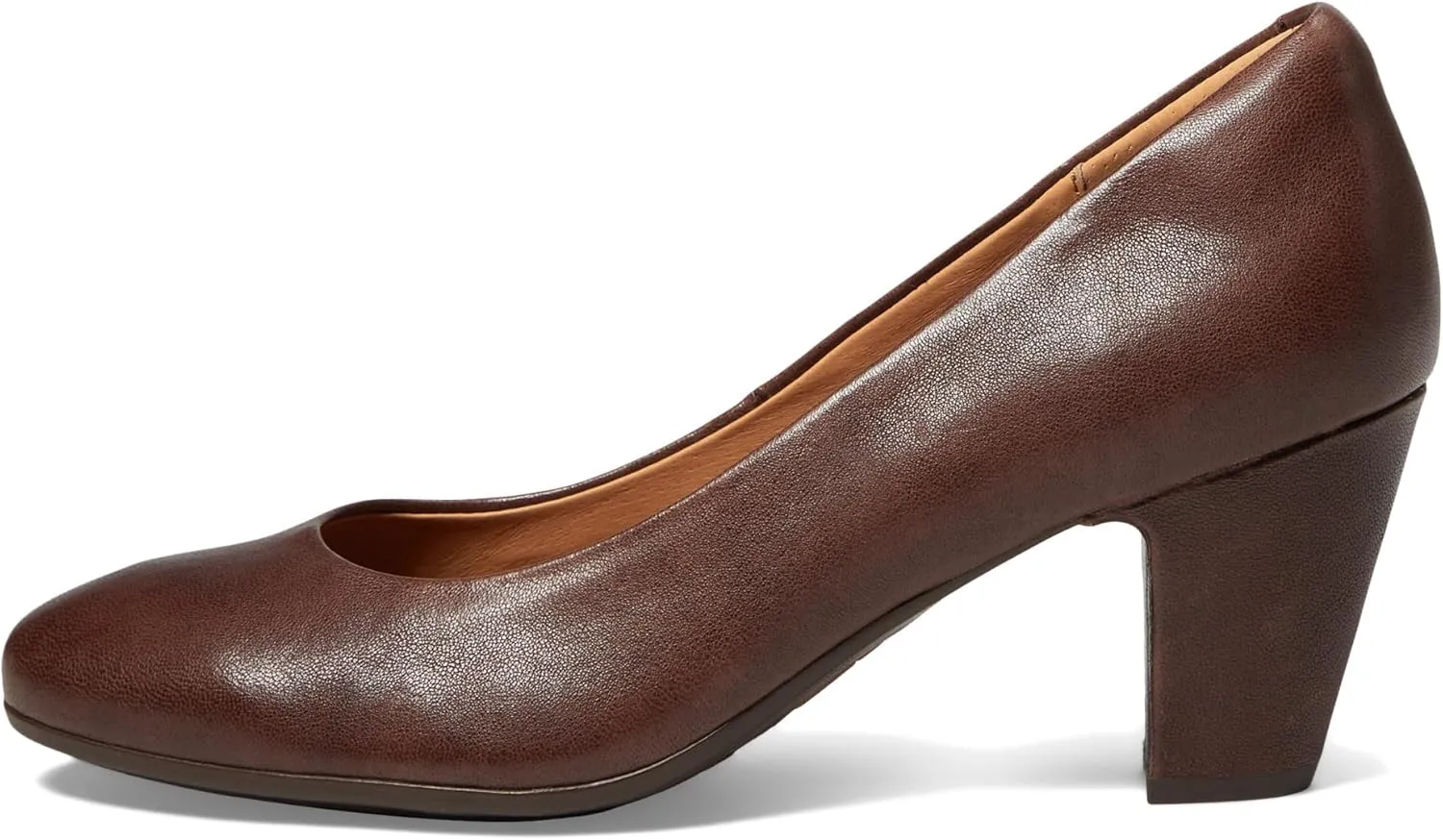 Sofft Lana Heeled Sandals for Women – Leather Lining and Upper – Microfiber Footbed – Closed Toe Style