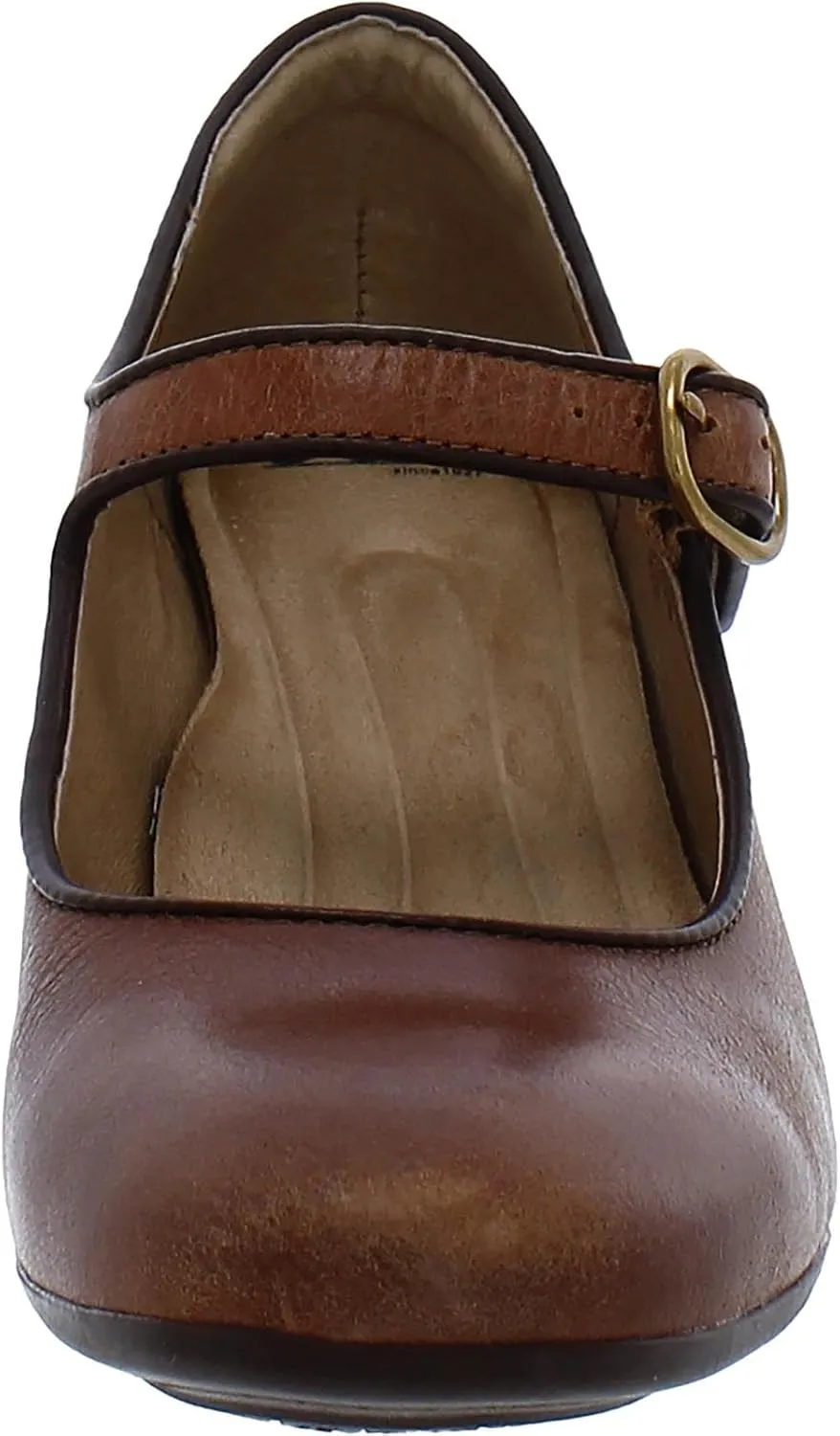 Sofft® Leslie Pump Sandals for Women – Leather Upper and Lining – Piping Details – Square Toe Silhouette