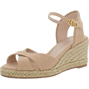 Stuart Weitzman Womens Mirela Adobe/Natural 8.5 C