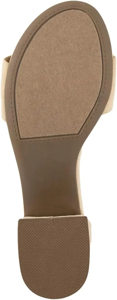 Sugar Women's Block Heel Sandals – Open Toe, Ankle Strap, Comfortable Dress Shoes for Weddings & Casual Wear