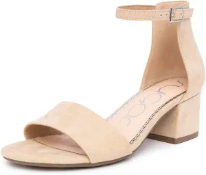 Sugar Women's Block Heel Sandals – Open Toe, Ankle Strap, Comfortable Dress Shoes for Weddings & Casual Wear