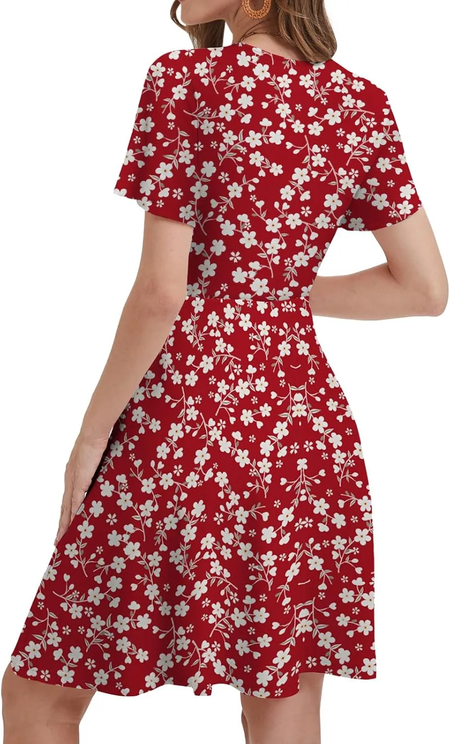 Summer Dresses for Women 2025 Spring Break Essentials Floral Sundresses Elegant Classy Fashion Casual Outfit Plus Size