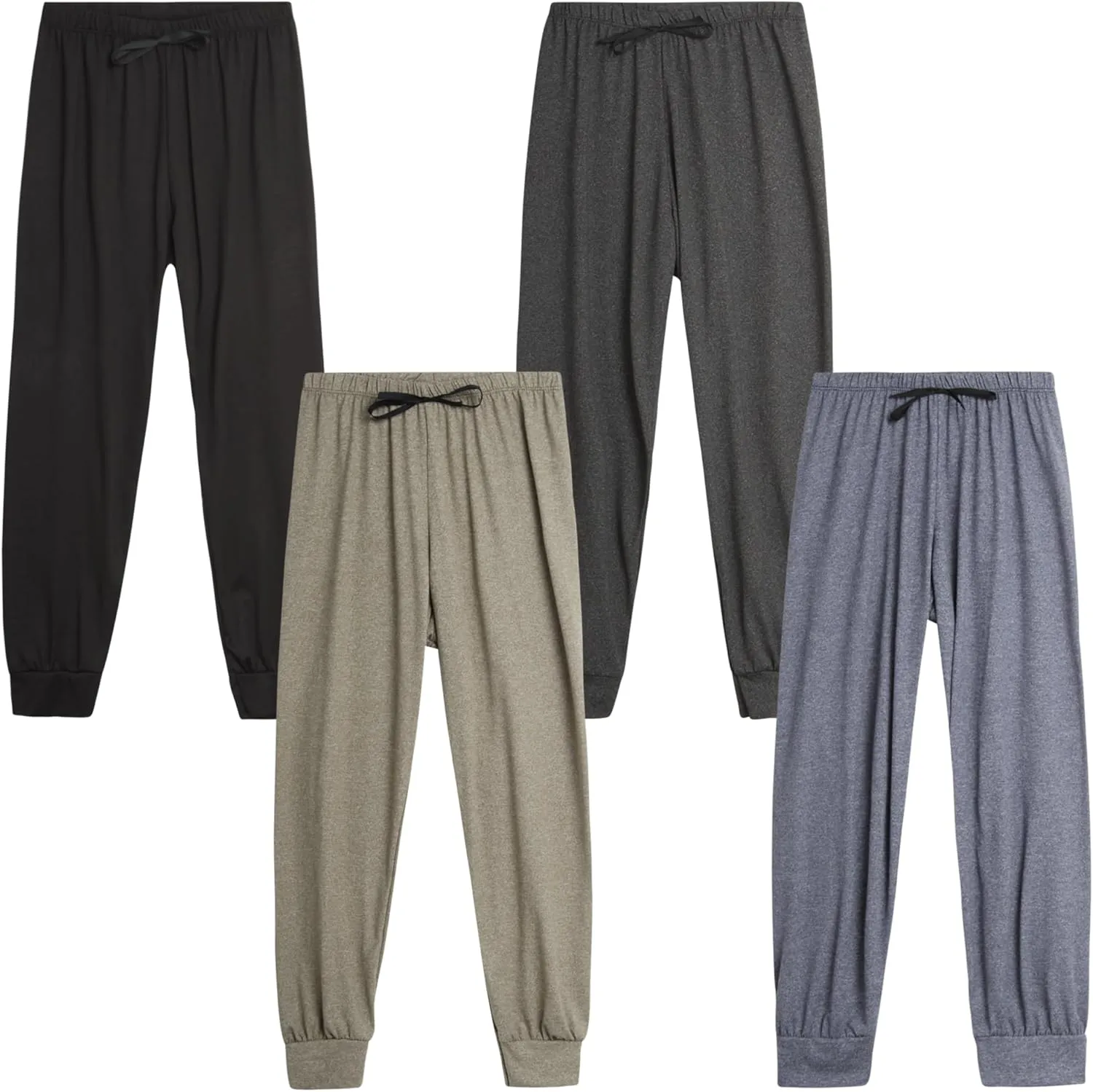 Sweet Hearts Girls Sweatpants - 4 Pack Super Soft Girls' Activewear Performance Jogger Pants: Made in USA (Sizes: 7-16)