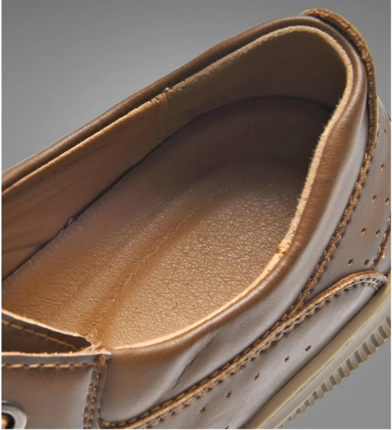 SywzX&xfybz Men's Loafers Casual Leather shoes Soft Penny Loafers for Men Lightweight Driving Boat Shoes