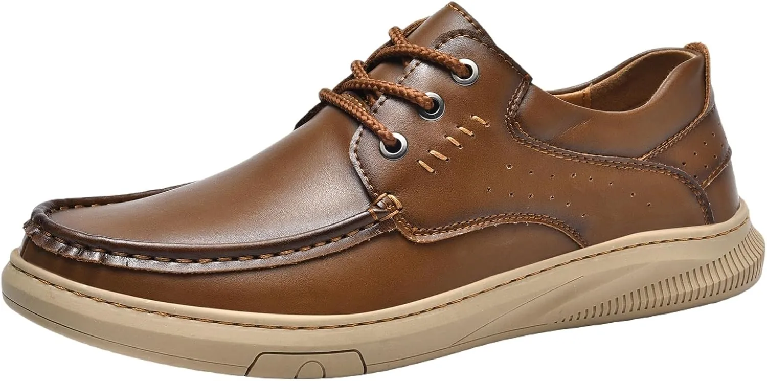 SywzX&xfybz Men's Loafers Casual Leather shoes Soft Penny Loafers for Men Lightweight Driving Boat Shoes