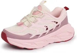 Tobfis Kids Boys Girls Arch Support Bungee Trail Running Tennis Hiking Athletic Shoes Lightweight Breathable Walking Sneakers(Toddler/Little Kid/Big Kid)