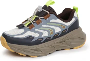 Tobfis Kids Boys Girls Arch Support Bungee Trail Running Tennis Hiking Athletic Shoes Lightweight Breathable Walking Sneakers(Toddler/Little Kid/Big Kid)