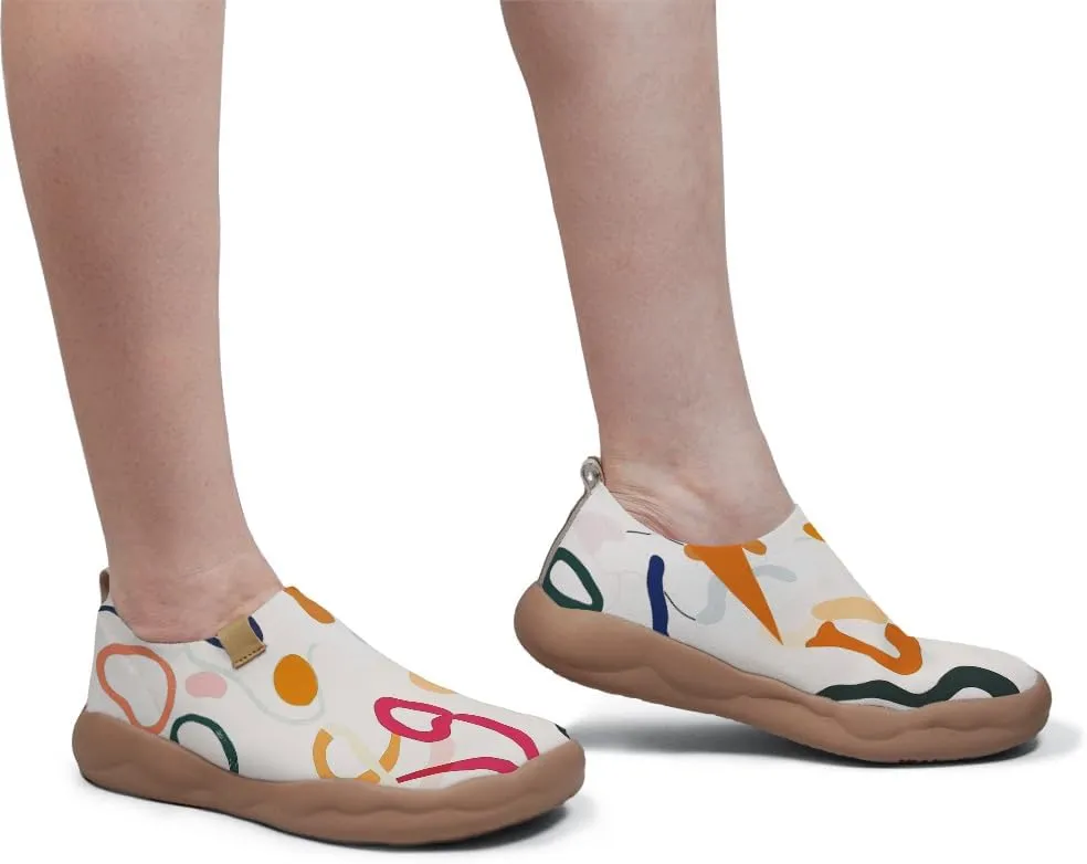 Tourist Shoes, Casual and Comfortable Casual Shoes, Lightweight, Comfortable and Fashionable Women's Art Loafers