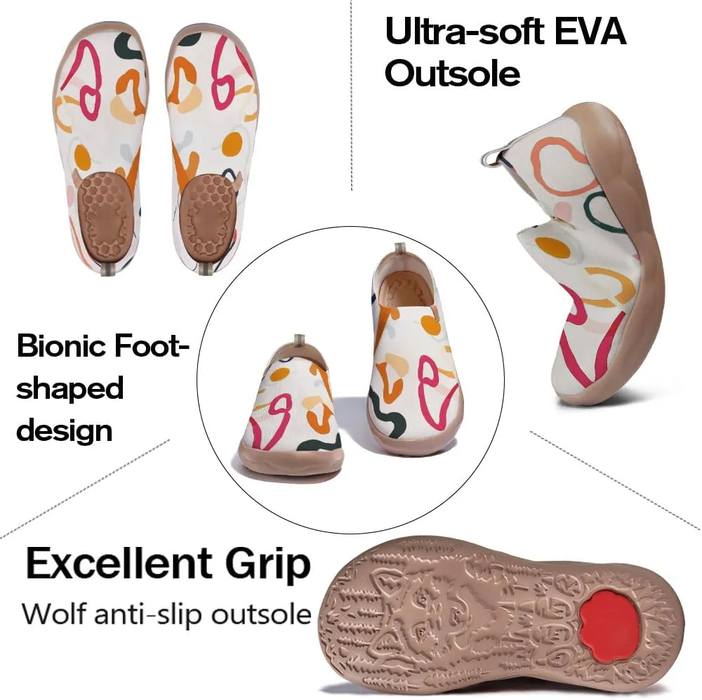 Tourist Shoes, Casual and Comfortable Casual Shoes, Lightweight, Comfortable and Fashionable Women's Art Loafers