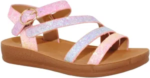 TRENDSUP Kids Sparkling Flat Sandals