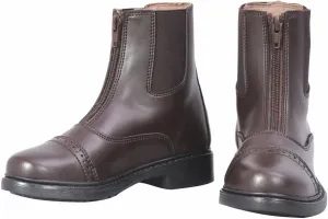 TuffRider Children’s Starter Front Zip Paddock Boots | Durable, Easy to Clean Water-Resistant Horse Riding Boots for Kids