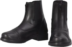 TuffRider Children’s Starter Front Zip Paddock Boots | Durable, Easy to Clean Water-Resistant Horse Riding Boots for Kids