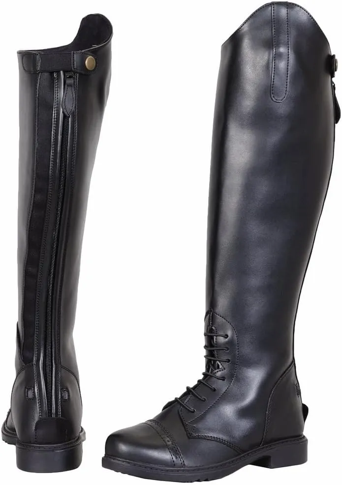 TuffRider Kid's Starter Back Zip Field Boots in Synthetic Leather
