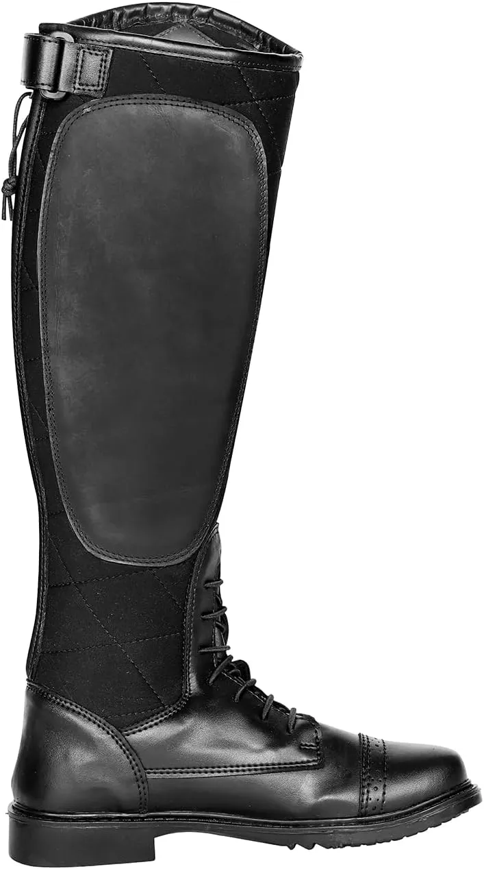 TuffRider Women's Alpine Quilted Field Boots in Synthetic Leather