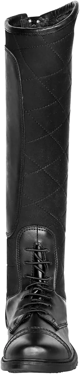 TuffRider Women's Alpine Quilted Field Boots in Synthetic Leather