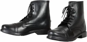 TuffRider Women’s Starter Lace-Up Paddock Boots| Durable, Easy to Clean Water-Resistant Horse Riding Boots