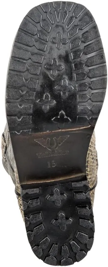 TuffRider Youth Black Snake in My Boot Western Leather Boots