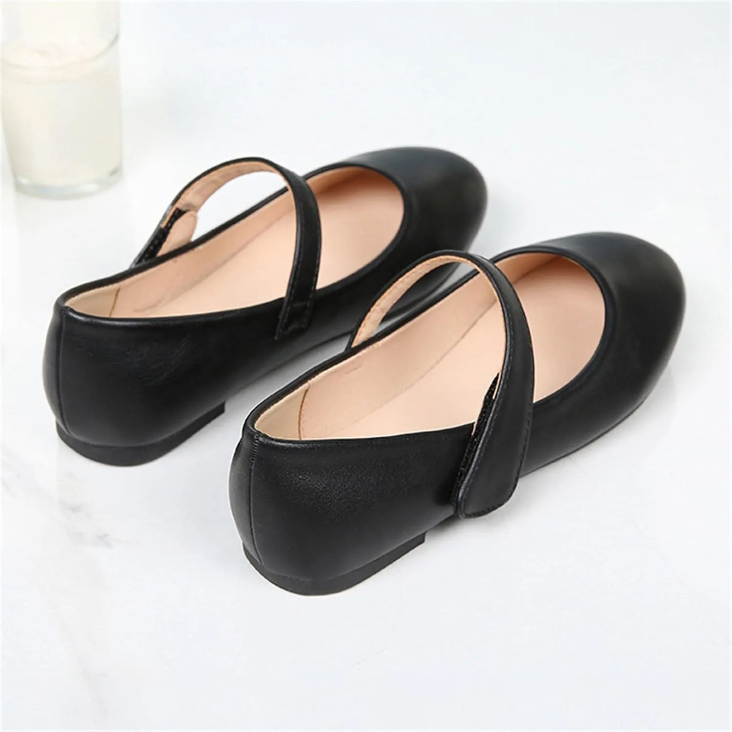 Unisex-Child Dressy Ballet Shoes Toddler Girl Leather Dress Shoes Closed Toe Mary Jane Flat Water Shoes for Toddlers