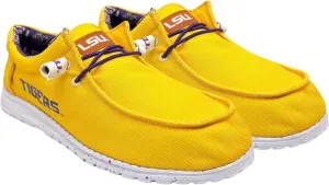 Vaccari Men's Nate NCAA Slip-On Canvas Loafers | Comfortable & Light-Weight Casual Shoes