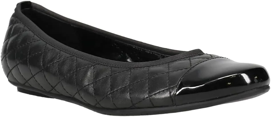 VANELi Womens Serene Quilted Slip On Ballet Flats Casual - Yellow