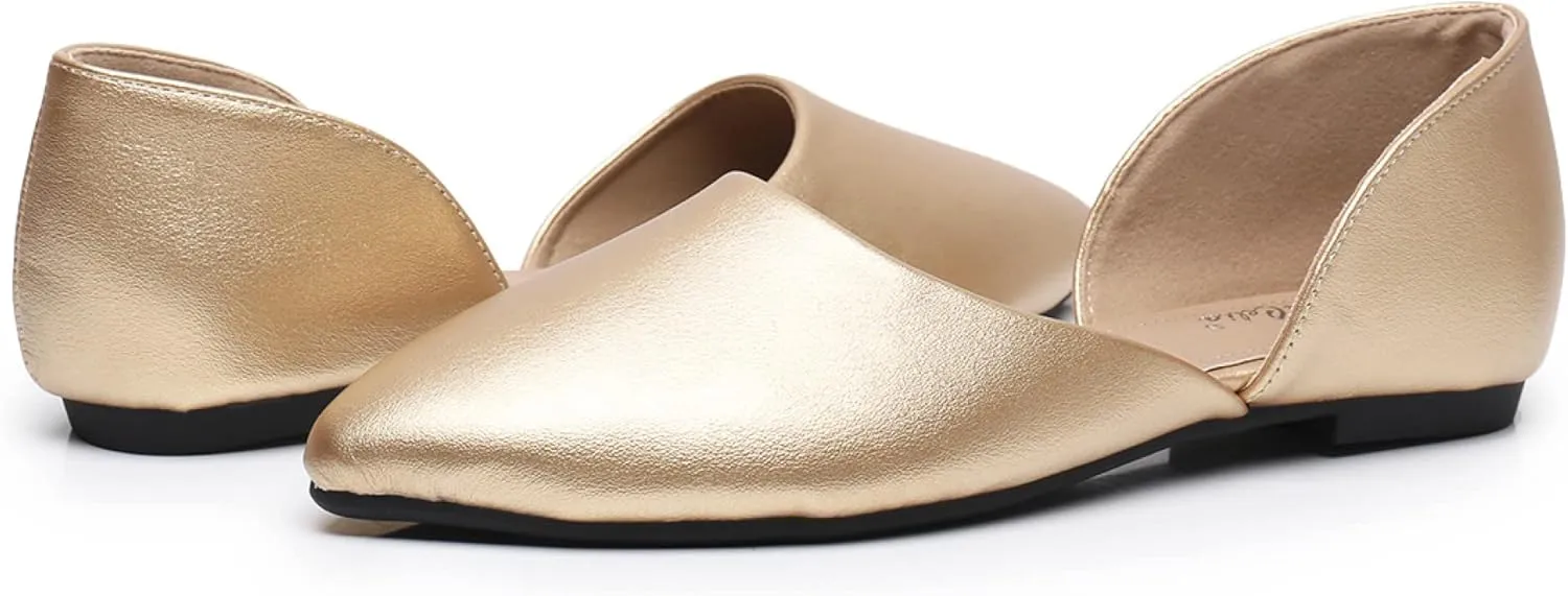 VenusCelia Women's D'Orsay Flat Shoe