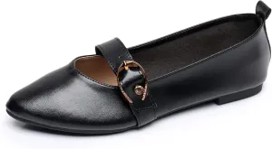 VenusCelia Women's Mary Jane Flat Shoe