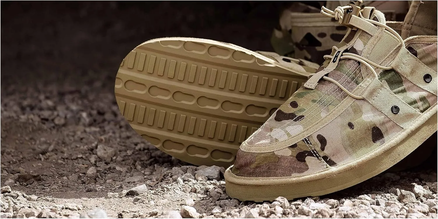 VIKTOS Men's Trenchfoot Water-Resistant Indoor/Outdoor Lightweight Tactical Performance Shoes | Hi-Rebound EVA Midsole | Wear as a Shoe or Sandal with Foldable Heel