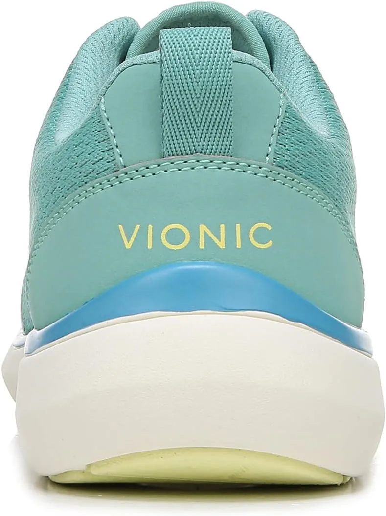 Vionic Women's Vortex Jolisa Lace Up Knit Athletic Shoes - Ladies Supportive Walking Sneakers That Include Three-Zone Comfort with Orthotic Insole Arch Support, Medium and Wide Fit Sizes 5-12