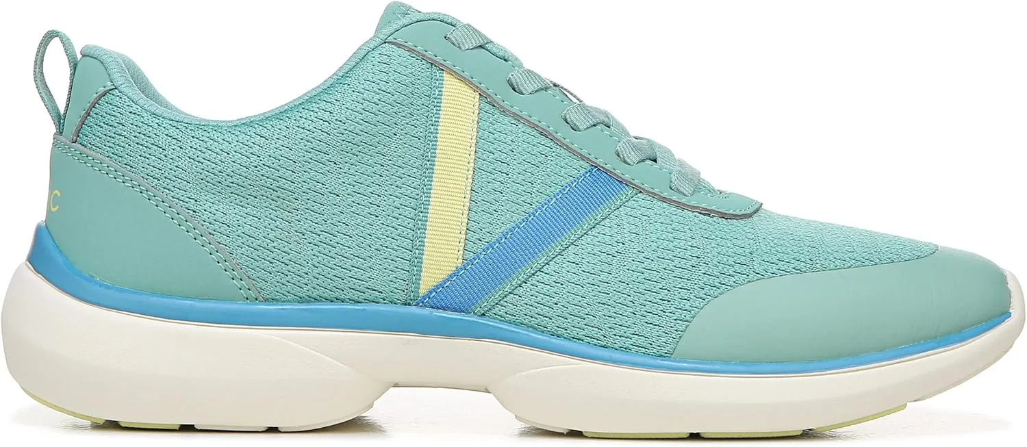 Vionic Women's Vortex Jolisa Lace Up Knit Athletic Shoes - Ladies Supportive Walking Sneakers That Include Three-Zone Comfort with Orthotic Insole Arch Support, Medium and Wide Fit Sizes 5-12