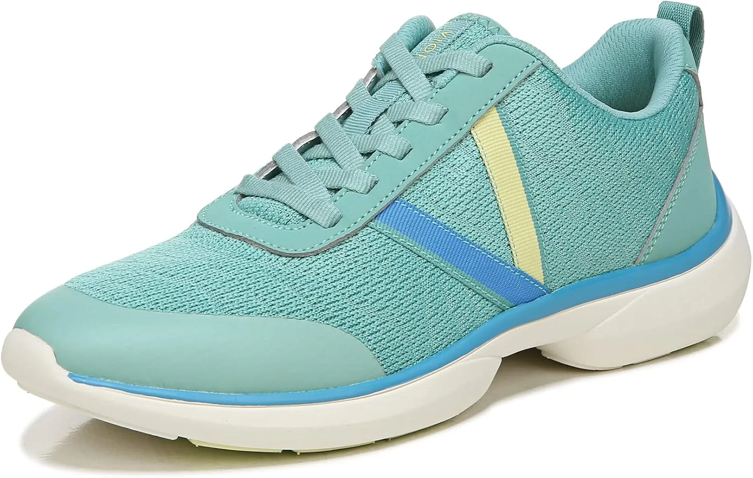 Vionic Women's Vortex Jolisa Lace Up Knit Athletic Shoes - Ladies Supportive Walking Sneakers That Include Three-Zone Comfort with Orthotic Insole Arch Support, Medium and Wide Fit Sizes 5-12