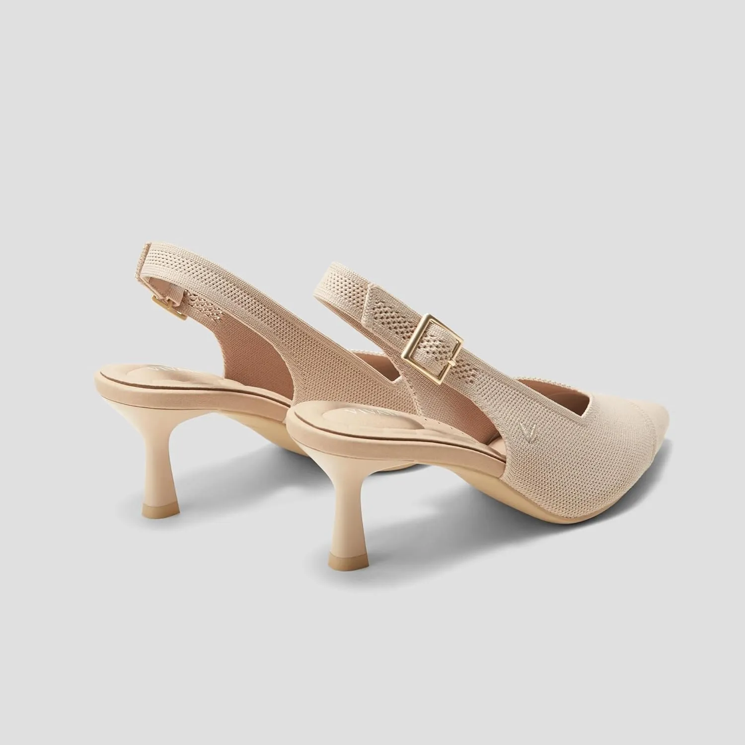 VIVAIA Addison Pointed-Toe Slingback Sandals Kitten Heels Shoes For Women Elegant Comfortable Dressy Party With Arch support