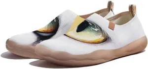 Walking Sneakers for Women Art Painted Travel Slip On Shoes Lightweight Comfort Knitted Casual Loafers
