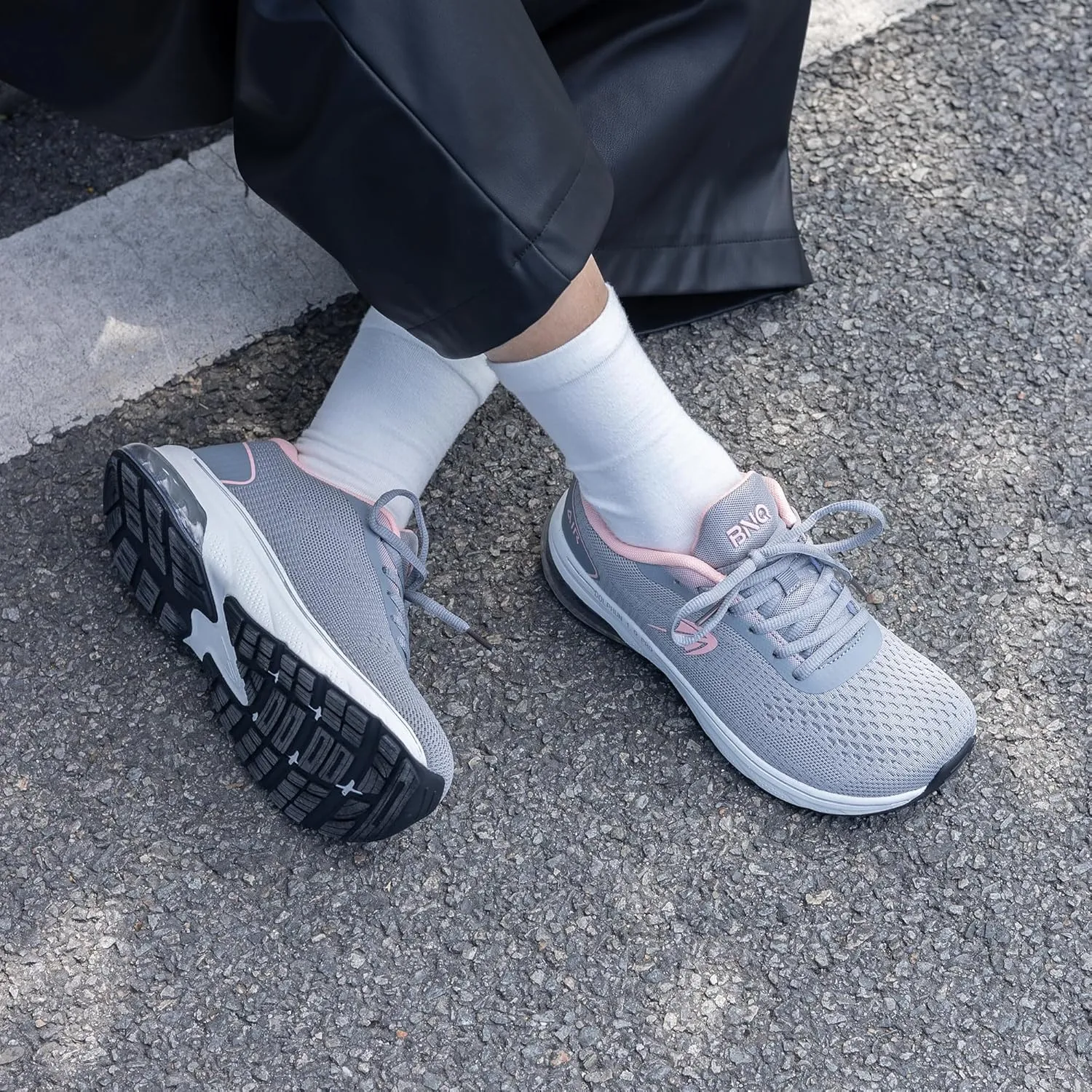 Wide Toe Box Shoes for Women Plantar Fasciitis Running Shoe Arch Support Walking Tennis Orthotic Breathable Extra Wide Width Athletic Sneakers US6-11