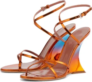 Women Dressy Wedge Sandals Comfortable Summer Open Toe Fashion Shoes for Date Night & Party
